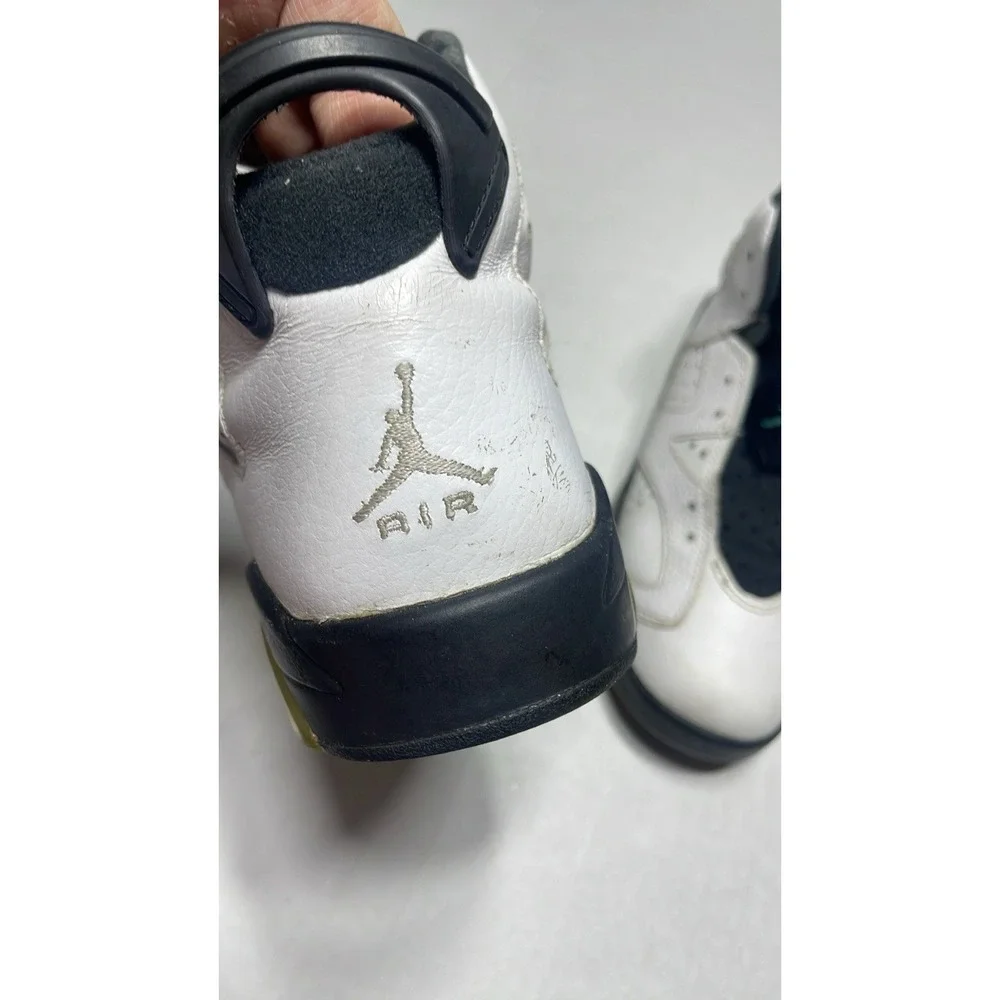 Air Jordan  Hyper‎ Jade  Retro White Black Green Emerald Mens Sz 7
